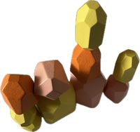 Colourful Stacked Stone Blocks - FunAbility
