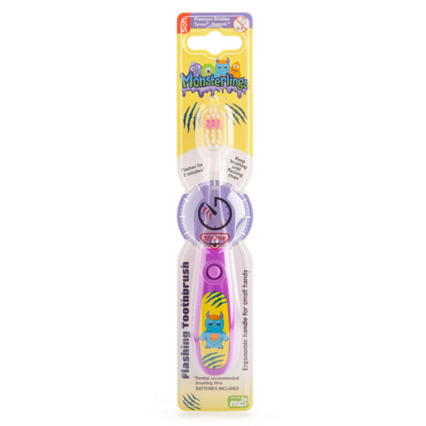 Toothbrush- Flashing Monsterlings Roary - FunAbility