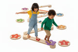Balance Beam Stepping Stones, 6 PCS Wooden