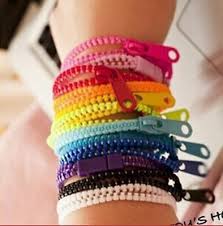 Zipper bracelet