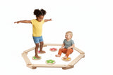 Balance Beam Stepping Stones, 6 PCS Wooden
