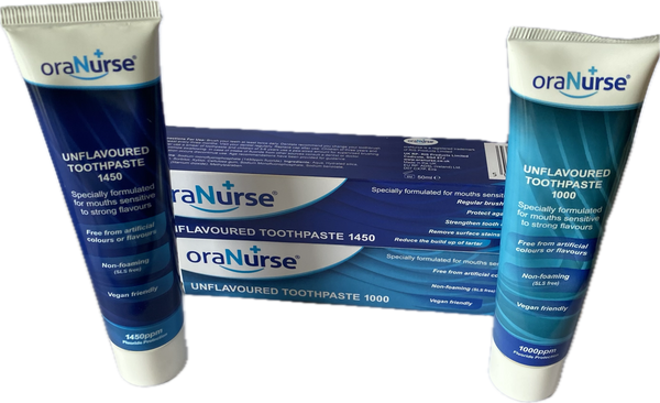 OraNurse® Unflavoured Toothpaste - Fluoride