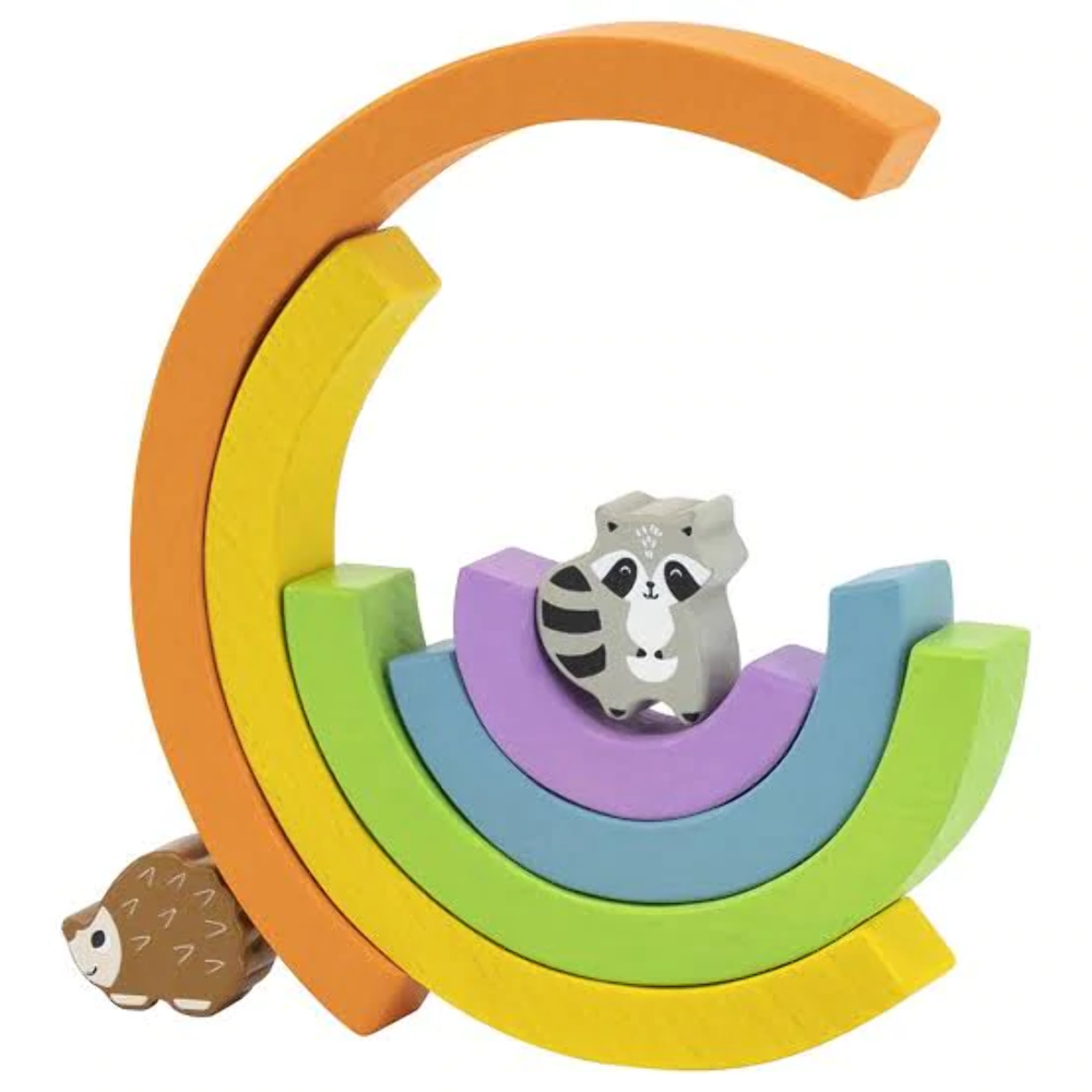 Rainbow Balancing blocks Animal Shapes