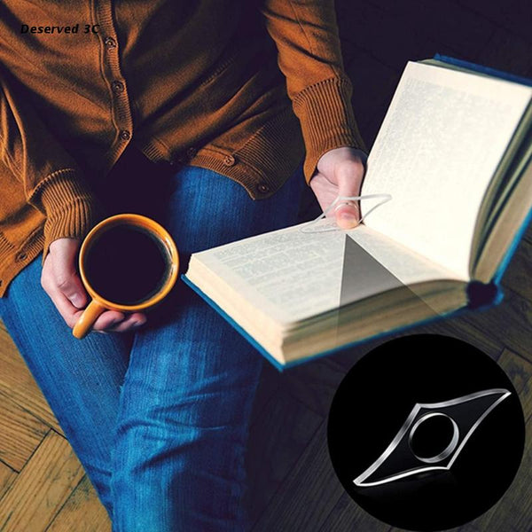 Book Page Holder Clear Page Spreader Thumb Ring - FunAbility
