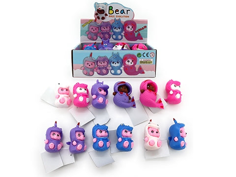COLOURED BEAR WREMOVABLE COAT - FunAbility