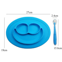 Dinner Plate- Silicone  Separting Plate BPA Free - FunAbility