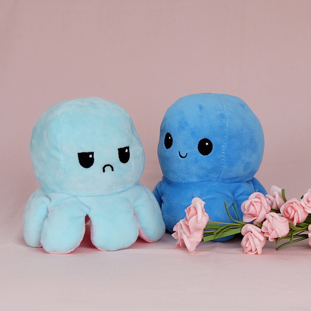 18cm Reversible Emotion Octopus