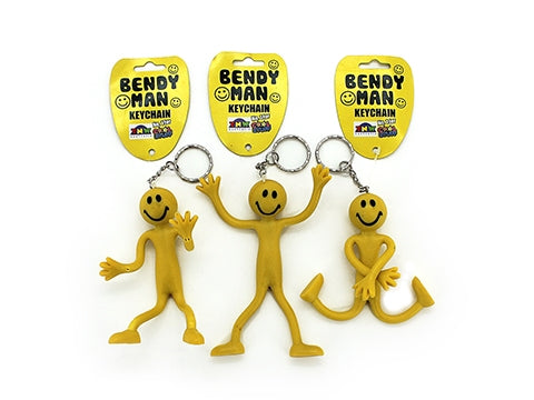 KEY CHAIN - SMILE MAN BENDY