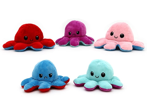 18cm Reversible Emotion Octopus