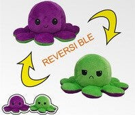 18cm Reversible Emotion Octopus